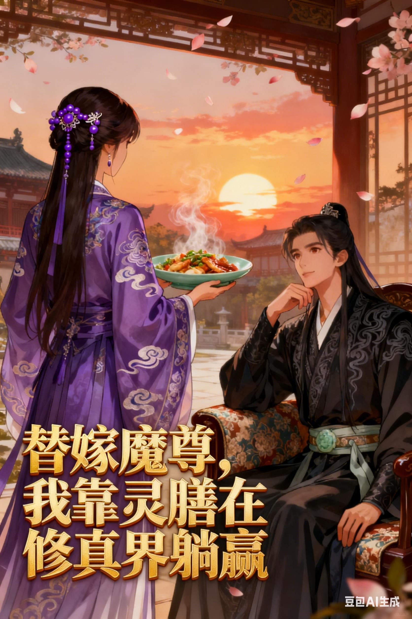 替嫁魔尊,我靠灵膳在修真界躺赢